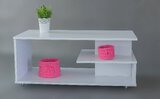 Stolik "Furni" na kółkach 110x55x47,5 cm - biały 