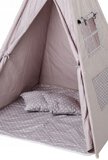 Szary namiot dla dzieci "Gwiazdki"