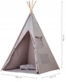 Szary namiot dla dzieci "Gwiazdki"