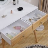 Toaletka kosmetyczna podświetlana + taboret
