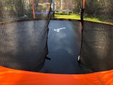 Trampolina Ogrodowa 312cm/10ft pomarańczowa Maxy Comfort Z Wewnętrzną siatką