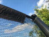 Trampolina Ogrodowa 312cm/10ft pomarańczowa Maxy Comfort Z Wewnętrzną siatką