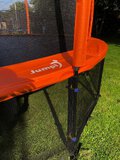 Trampolina Ogrodowa 312cm/10ft pomarańczowa Maxy Comfort Z Wewnętrzną siatką