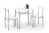 Zestaw "Lanci" stół + 2 krzesła - biały