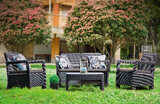 Zestaw ogrodowy "Celta" - sofa + 2 fotele + stolik