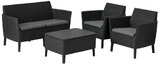 Zestaw ogrodowy "Cypr" - sofa + 2 fotele + stolik