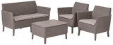 Zestaw ogrodowy "Cypr" - sofa + 2 fotele + stolik