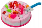 Zestaw tort urodzinowy do krojenia - 80 elementów